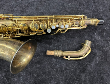 Photo Original Gold Plated CG Conn 'Chu Berry' Series Alto Sax - Serial # 226842